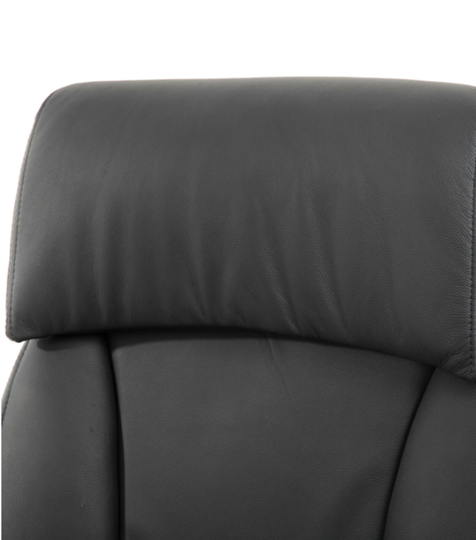 Кресло Brabix Premium Phaeton EX-502 (натуральная кожа, хром, черное) в Екатеринбурге - изображение 5