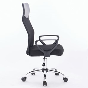 Офисное кресло Brabix Tender MG-330 (с подлокотниками, хром, черное) в Екатеринбурге - предосмотр 1