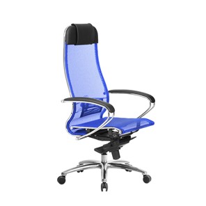 Кресло офисное Samurai S-1.04, синий в Кушве - предосмотр 3