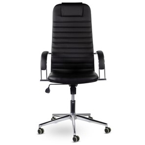 Компьютерное кресло Brabix Premium Pilot EX-610 CH (хром, кожзам, черное) 532418 в Красноуфимске - предосмотр 2