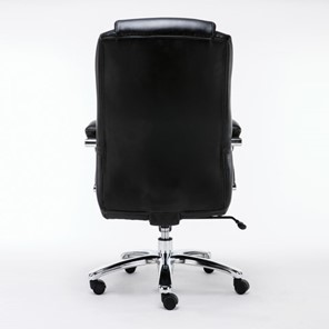Офисное кресло Brabix Premium Status HD-003 (рециклированная кожа, хром, черное) в Екатеринбурге - предосмотр 3