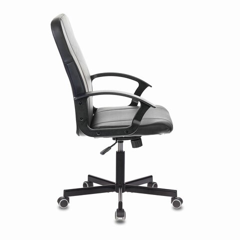 Компьютерное кресло Brabix Simple EX-521 (экокожа, черное) 532103 в Кушве - изображение 1