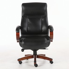 Кресло офисное Brabix Premium Infinity EX-707 (дерево, натуральная кожа, черное) в Екатеринбурге - предосмотр 3