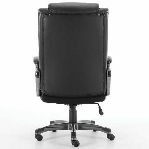 Кресло офисное Brabix Premium Solid HD-005 (рециклированная кожа, черное) 531941 в Екатеринбурге - изображение 3