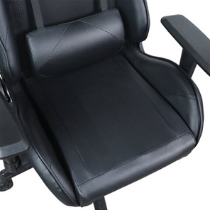 Кресло Brabix GT Carbon GM-115 (две подушки, экокожа, черное) 531932 в Кушве - предосмотр 7