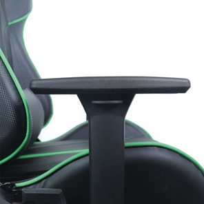 Офисное кресло Brabix GT Carbon GM-120 (две подушки, экокожа, черное/зеленое) в Екатеринбурге - предосмотр 10