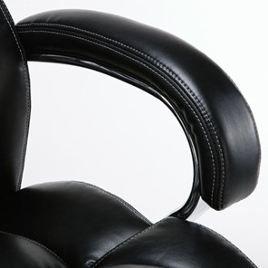Офисное кресло Brabix Premium Status HD-003 (рециклированная кожа, хром, черное) 531821 в Каменске-Уральском - предосмотр 8