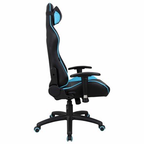 Офисное кресло Brabix GT Master GM-110 (две подушки, экокожа, черное/голубое) 531928 в Екатеринбурге - предосмотр 1