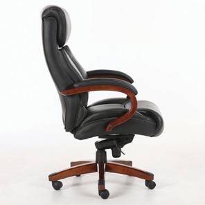 Кресло офисное Brabix Premium Infinity EX-707 (дерево, натуральная кожа, черное) в Екатеринбурге - предосмотр 1