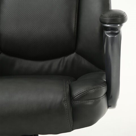 Офисное кресло Brabix Premium Favorite EX-577 (пружинный блок, рециклированная кожа, серое) 531935 в Екатеринбурге - изображение 11