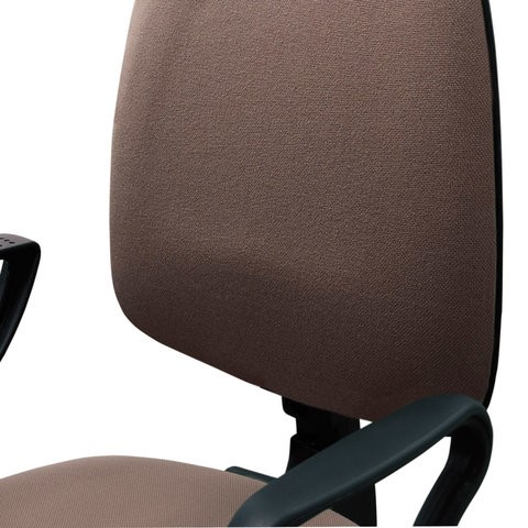 Офисное кресло Brabix Prestige Ergo MG-311 (регулируемая эргономичная спинка, ткань, коричневое) в Екатеринбурге - изображение 2