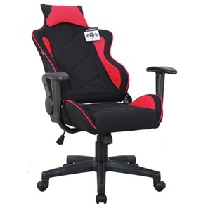 Офисное кресло Brabix GT Racer GM-100 (подушка, ткань, черное/красное) 531820 в Кушве - предосмотр 1
