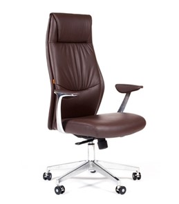 Офисное кресло CHAIRMAN Vista Экокожа премиум коричневая (vista) в Ирбите
