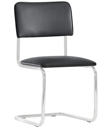 Офисный стул Sylwia chrome P100, кож/зам V4 в Кушве - изображение