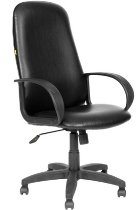 Кресло офисное CHAIRMAN 279, экокожа, цвет черный в Кушве - изображение