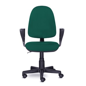 Компьютерное кресло Brabix Prestige Ergo MG-311 (регулируемая эргономичная спинка, ткань,черно-зеленое) 532421 в Каменске-Уральском