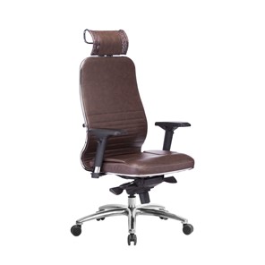 Кресло компьютерное Samurai KL-3.04, темно-коричневый в Ревде