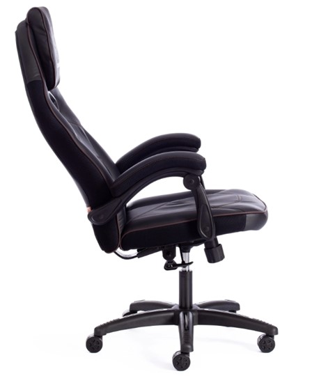 Кресло компьютерное ARENA кож/зам, черный/черный карбон, 36-6/карбон черный арт.13561 в Каменске-Уральском - изображение 3