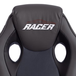 Кресло RACER GT new кож/зам/ткань, металлик/серый, арт.13251 в Екатеринбурге - предосмотр 7