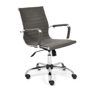 Компьютерное кресло URBAN-LOW флок, серый, арт.14445 в Красноуфимске