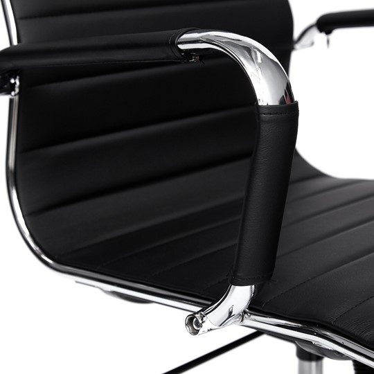 Компьютерное кресло URBAN-LOW кож/зам, черный, арт.14460 в Екатеринбурге - изображение 15
