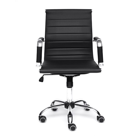 Компьютерное кресло URBAN-LOW кож/зам, черный, арт.14460 в Каменске-Уральском - изображение 3