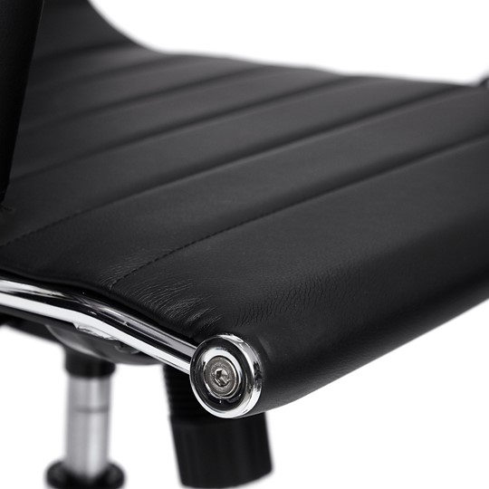 Компьютерное кресло URBAN-LOW кож/зам, черный, арт.14460 в Первоуральске - изображение 5