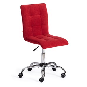Кресло компьютерное ZERO флок, бордовый, арт.13503 в Кушве