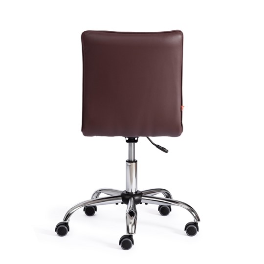 Кресло компьютерное ZERO кож/зам, коричневый, арт.12247 в Кушве - изображение 3