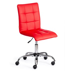Кресло компьютерное ZERO кож/зам, красный, арт.12448 в Асбесте