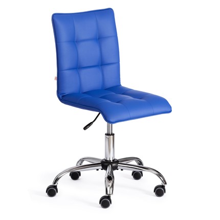 Кресло ZERO кож/зам, синий, арт.12449 в Ревде - изображение