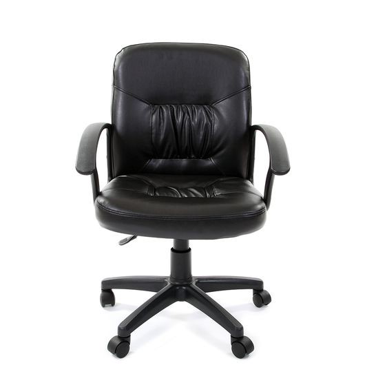 Кресло офисное CHAIRMAN 651 ЭКО черное в Ирбите - изображение 1