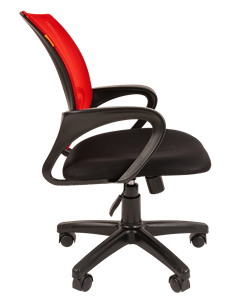Кресло офисное CHAIRMAN 696 black Сетчатый акрил DW69 красный в Красноуфимске - предосмотр 1