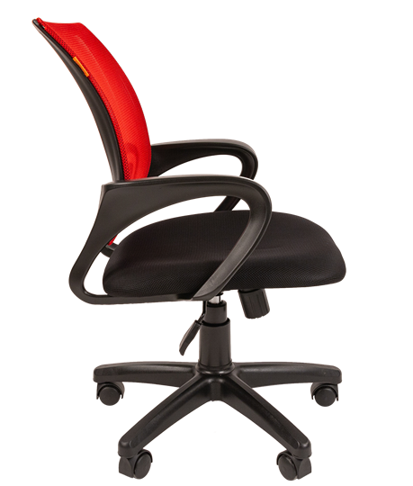 Кресло офисное CHAIRMAN 696 black Сетчатый акрил DW69 красный в Новоуральске - изображение 1