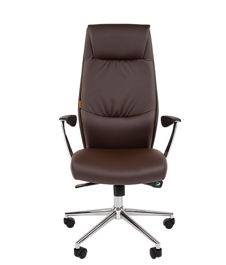 Офисное кресло CHAIRMAN Vista Экокожа премиум коричневая (vista) в Ирбите - изображение 3