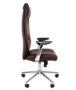Офисное кресло CHAIRMAN Vista Экокожа премиум коричневая (vista) в Полевском - предосмотр 4
