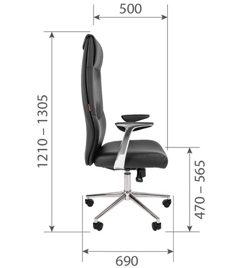 Офисное кресло CHAIRMAN Vista Экокожа премиум коричневая (vista) в Краснотурьинске - изображение 6
