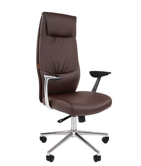 Офисное кресло CHAIRMAN Vista Экокожа премиум коричневая (vista) в Кушве - изображение 2