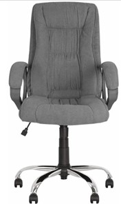 Кресло для офиса ELLY (CHR68) ткань SORO-93, серая в Тавде