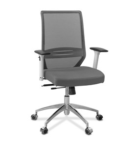 Кресло для руководителя Aero lux, сетка/ткань TW / серая/серая TW в Кушве