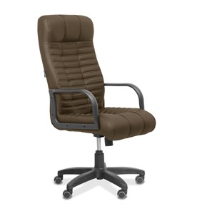 Офисное кресло Атлант, экокожа премиум / коричневая CN1116 в Ревде
