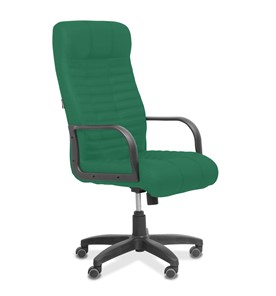 Кресло для руководителя Атлант, ткань TW / зеленая в Каменске-Уральском