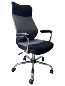 Кресло компьютерное C168 черный/серый в Каменске-Уральском