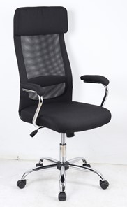 Кресло компьютерное VASSA BLACK (чёрный) в Ревде