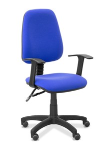 Кресло в офис  Эльза Т, ткань Colori / синяя в Екатеринбурге - предосмотр