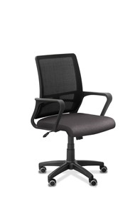 Офисное кресло Акцент, сетка YM/ткань Bahama / черная/серая в Краснотурьинске
