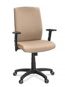 Кресло для руководителя Alfa A/MK/1D, ткань Bahama / бежевая в Екатеринбурге