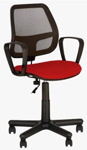Компьютерное кресло ALFA GTP (PM60) CAGLIARI черный, красный в Екатеринбурге - предосмотр
