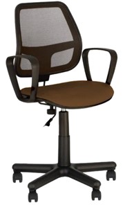 Компьютерное кресло ALFA GTP (PM60) CAGLIARI черный,коричневый в Екатеринбурге - предосмотр