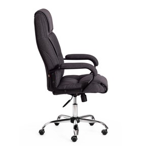 Офисное кресло BERGAMO Хром (22) ткань, темно-серый, F68 арт.19399 в Кушве - предосмотр 1